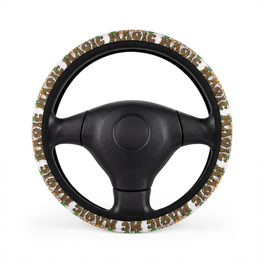 "Black Girl Magic" Steering Wheel Cover — Car Accessory