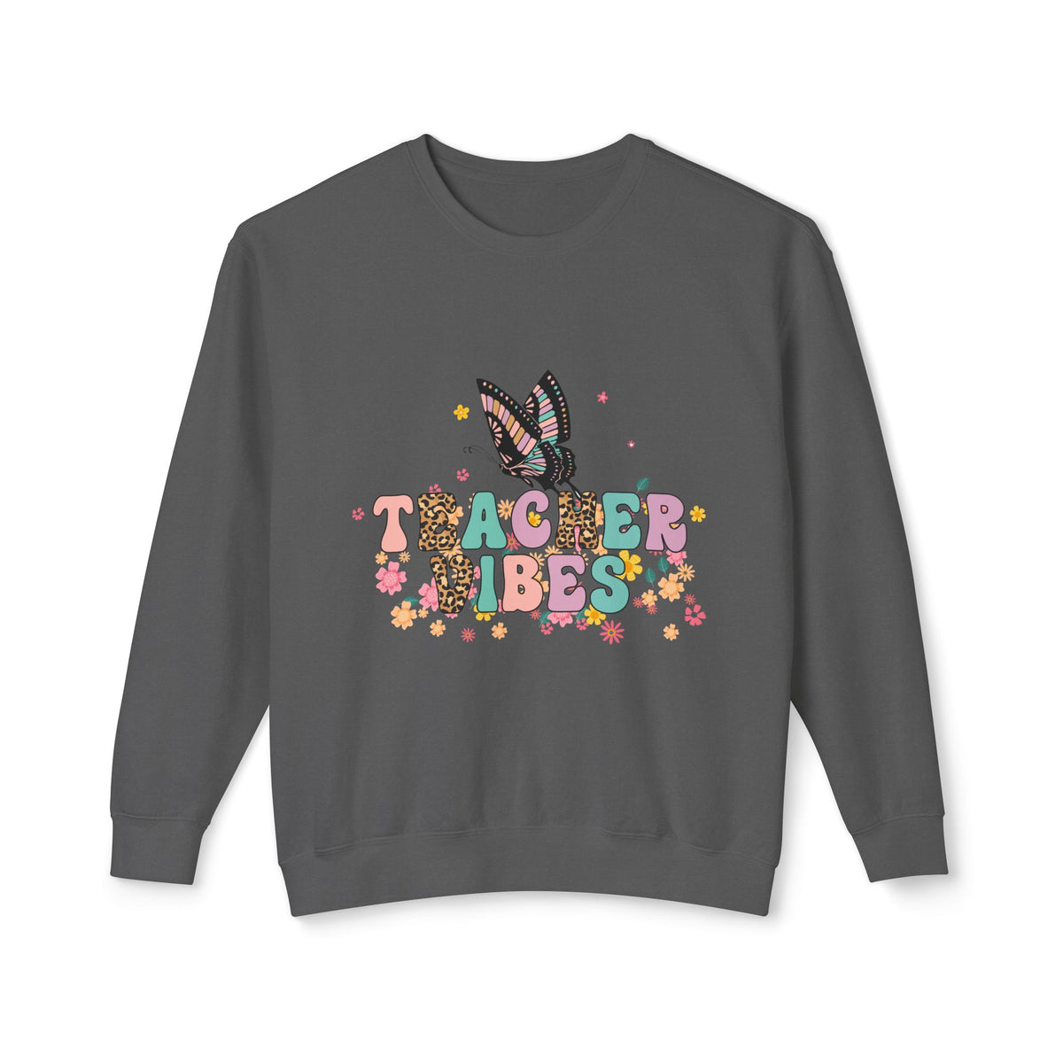Teacher Vibes Crewneck Sweatshirt