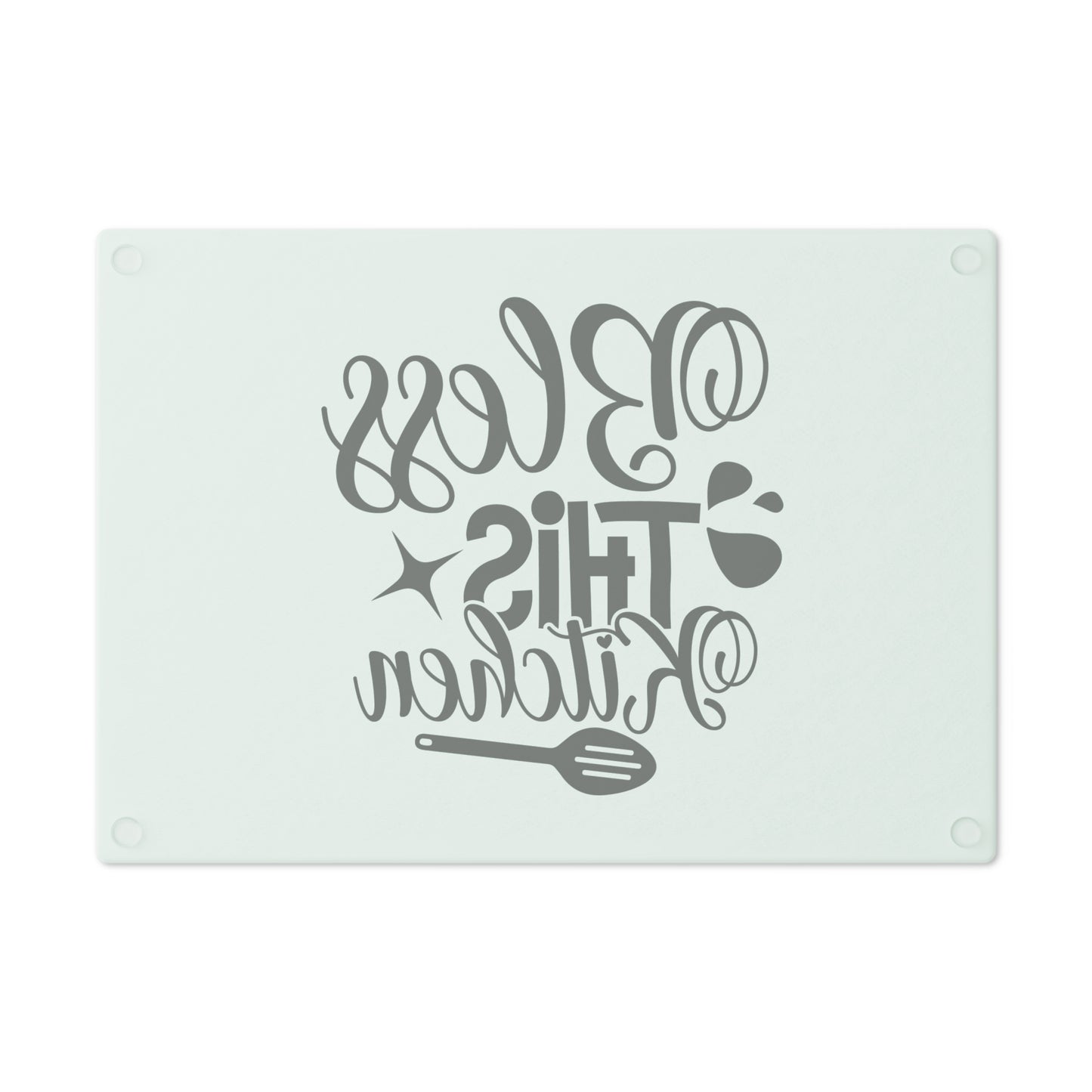 Inspirational Kitchen Cutting Board - 'Bless This Kitchen'