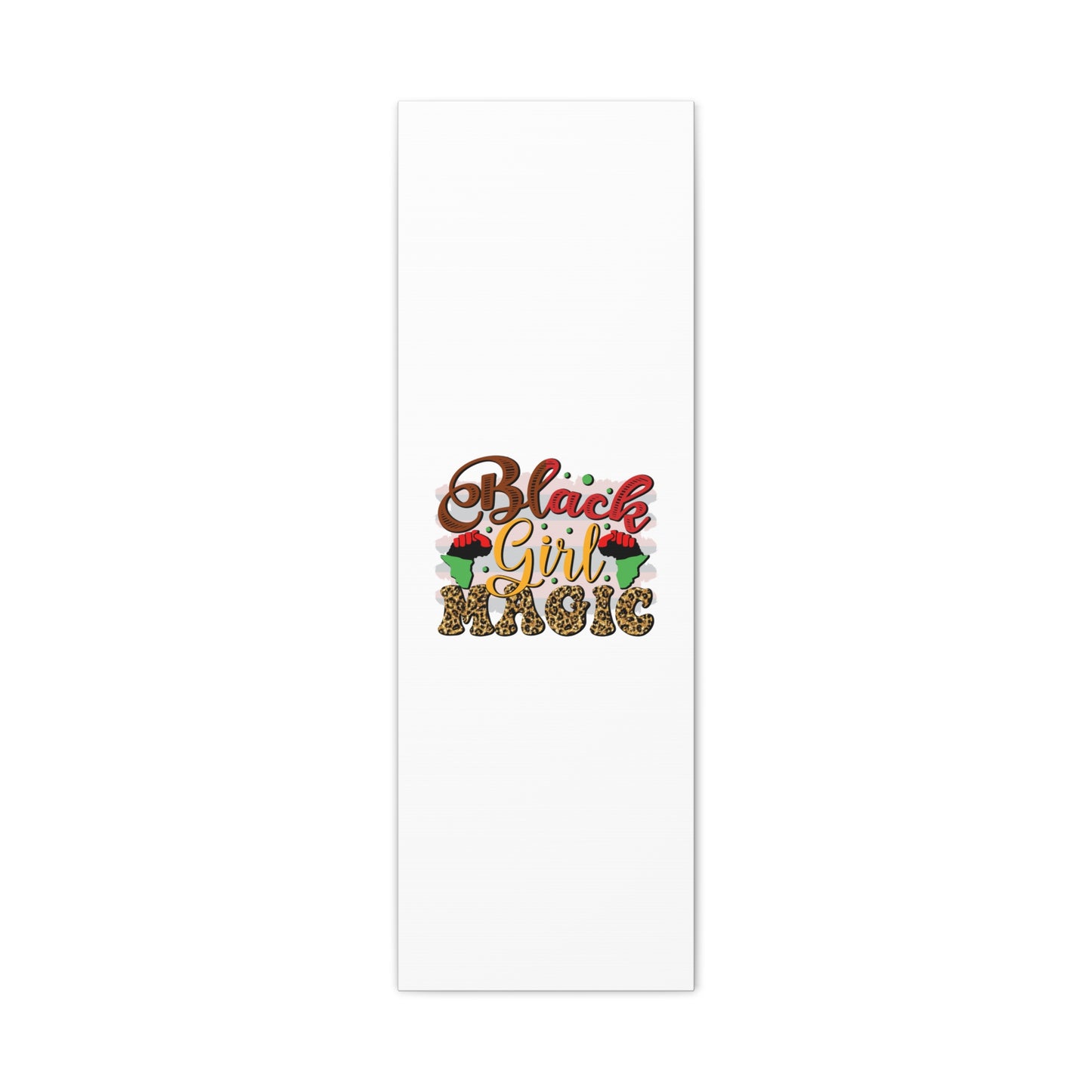 Black Girl Magic Canvas Print — Bold Afrocentric Wall Art