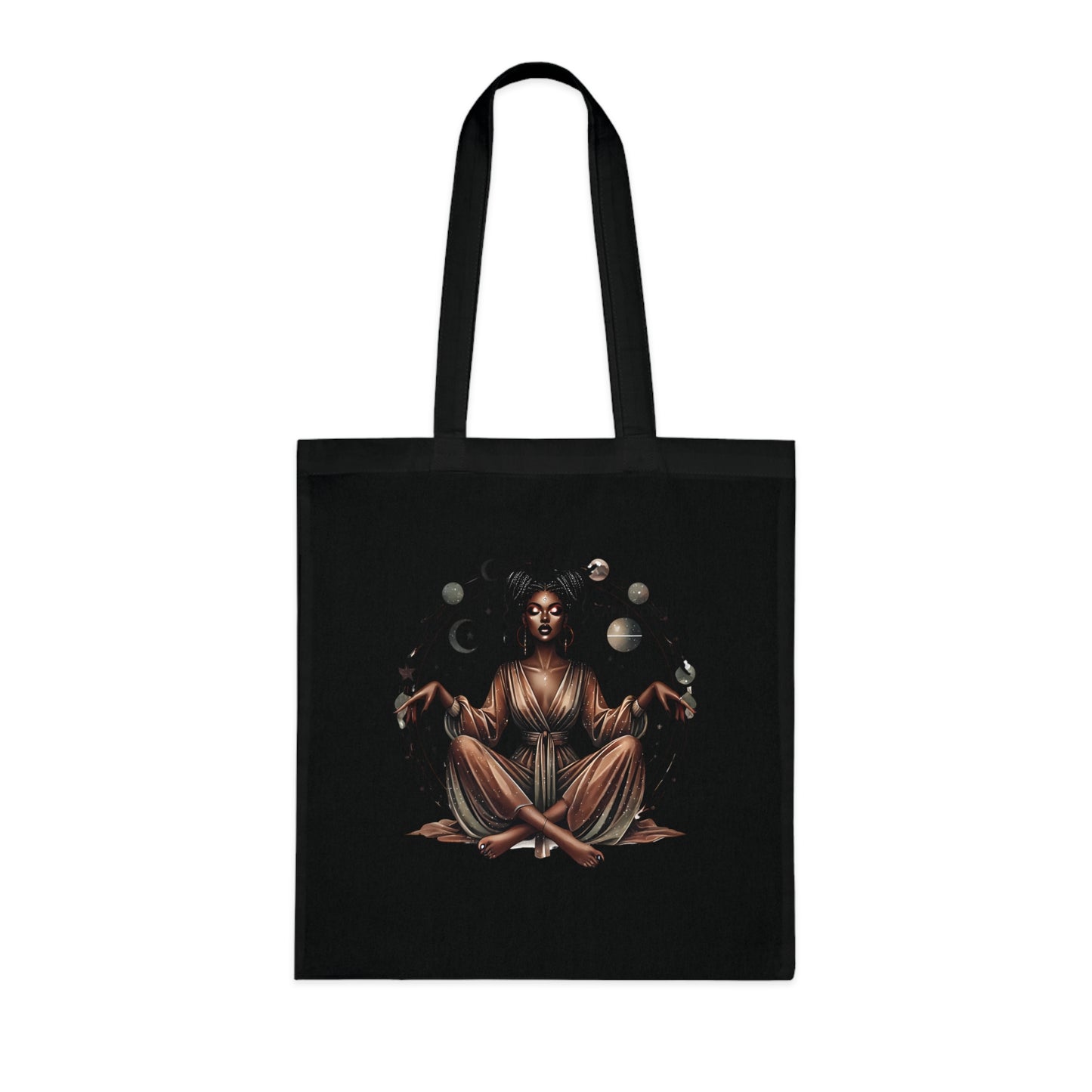 Virgo Goddess Cotton Tote — Zodiac Virgo Astrology Tote Bag