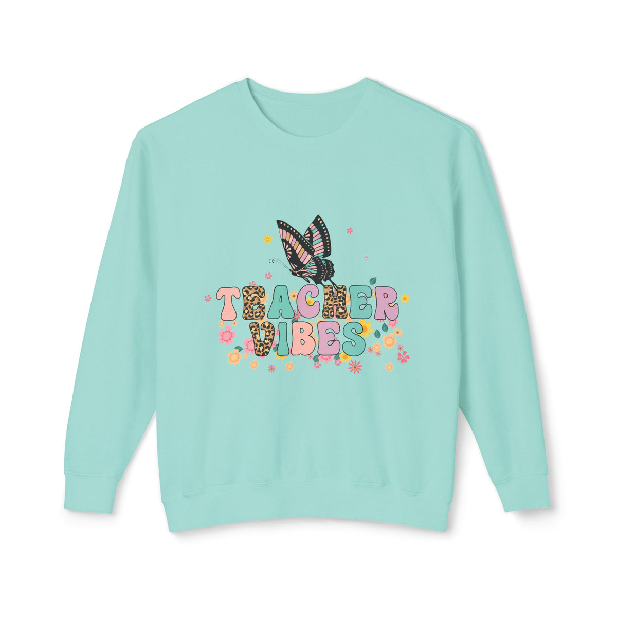 Teacher Vibes Crewneck Sweatshirt
