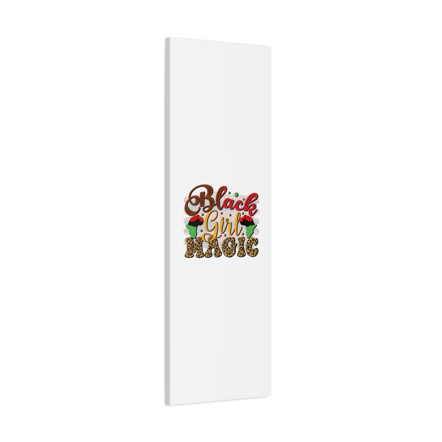 Black Girl Magic Canvas Print — Bold Afrocentric Wall Art