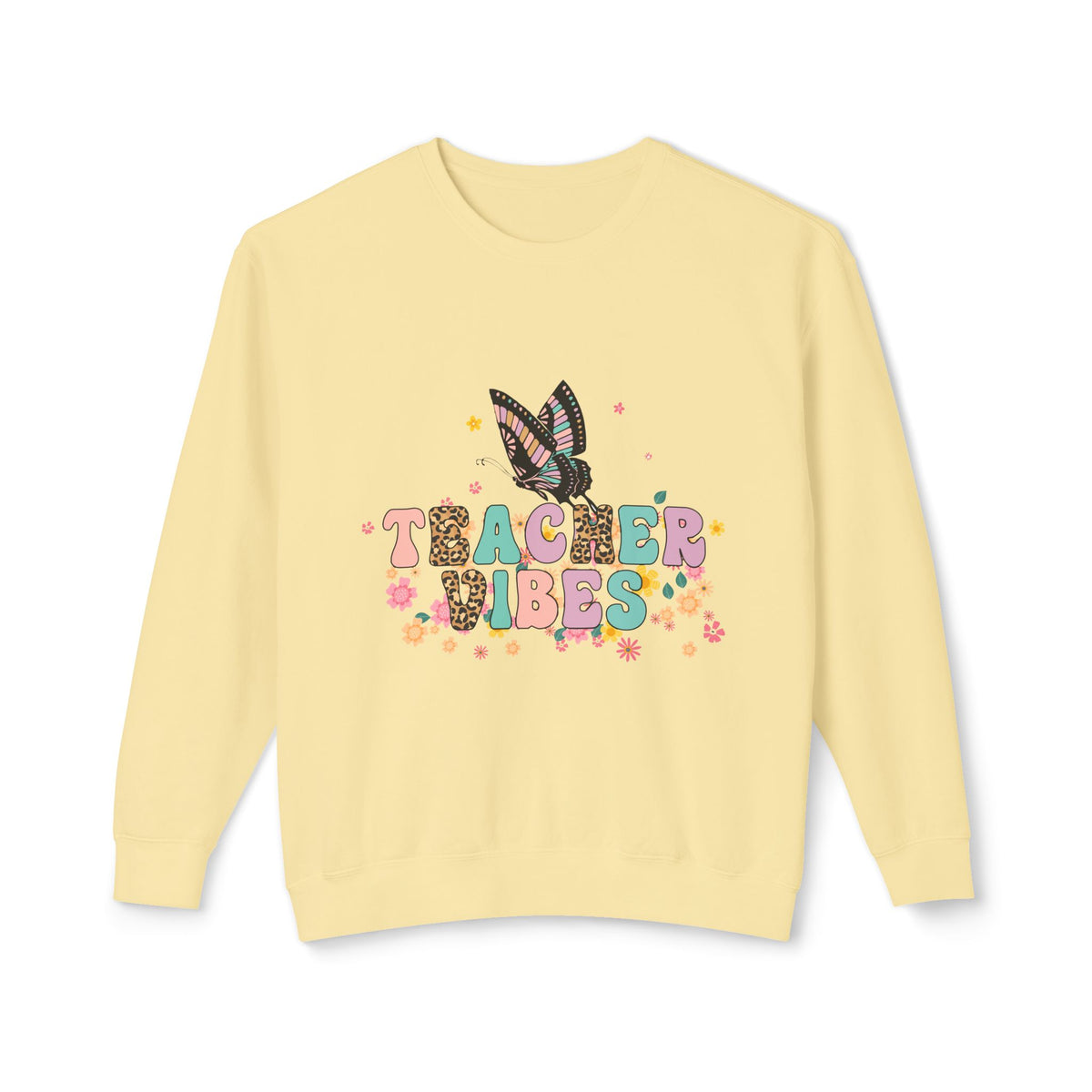 Teacher Vibes Crewneck Sweatshirt