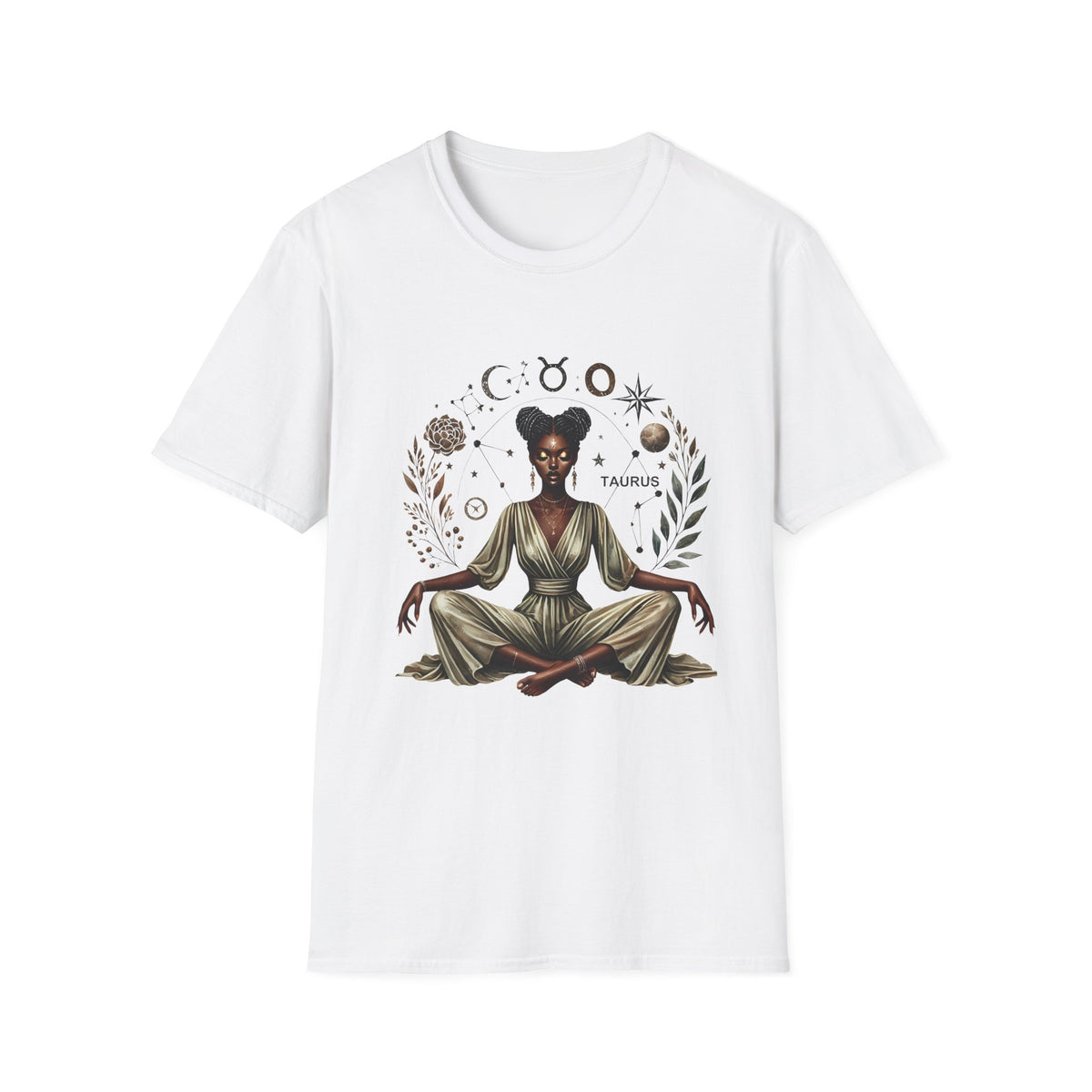 Taurus Astrology T-Shirt — Afrocentric Celestial Zodiac Tee