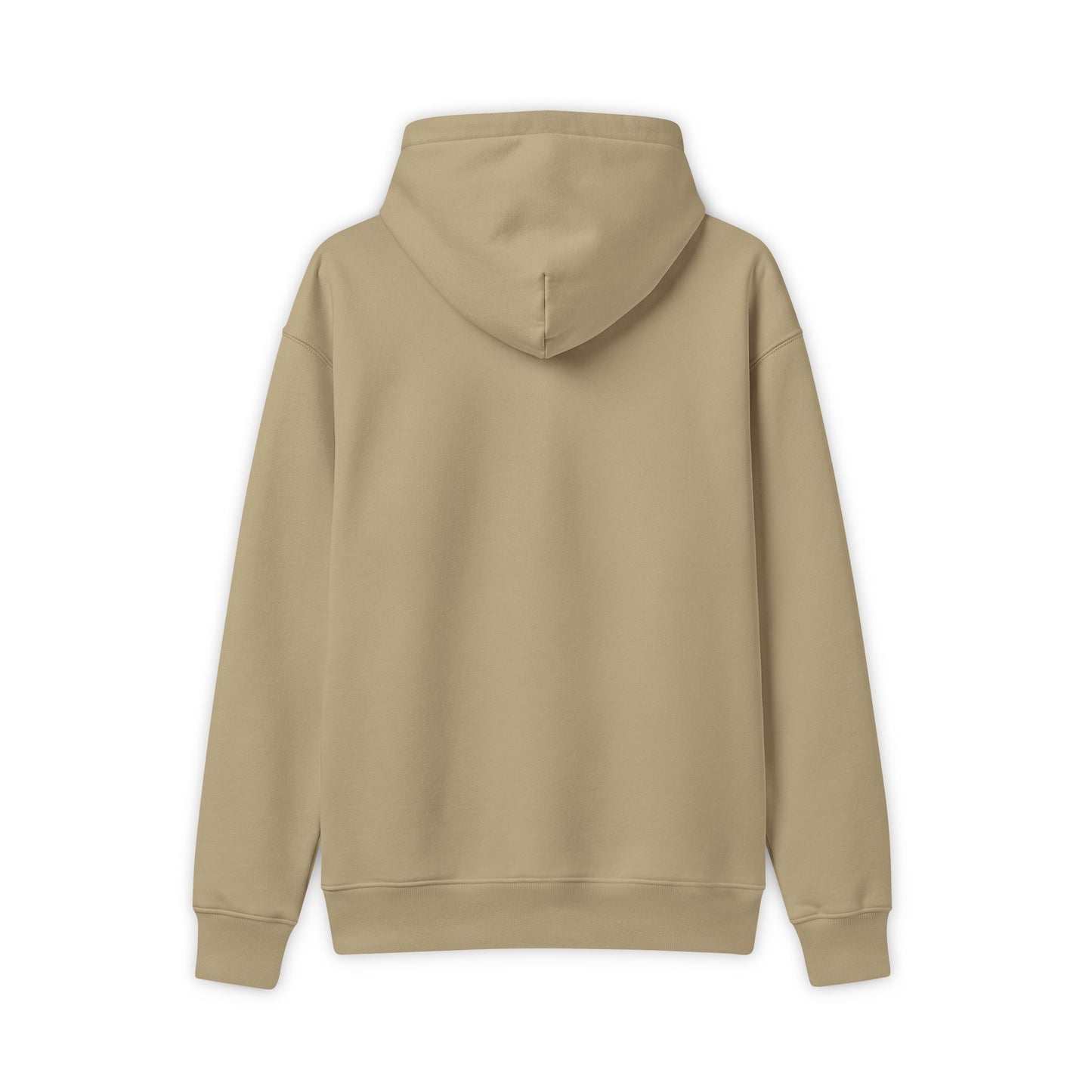 Retro 'Black' Stacked Graphic Hoodie — Neutral Vintage Text Design