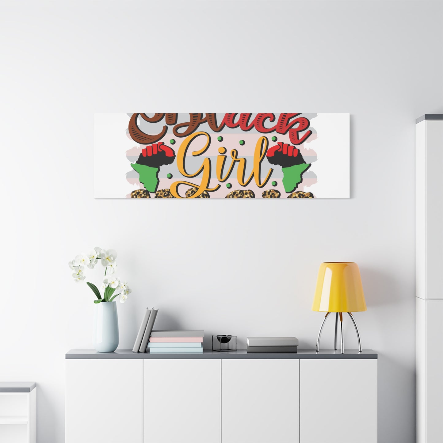 Black Girl Magic Canvas Print — Bold Afrocentric Wall Art