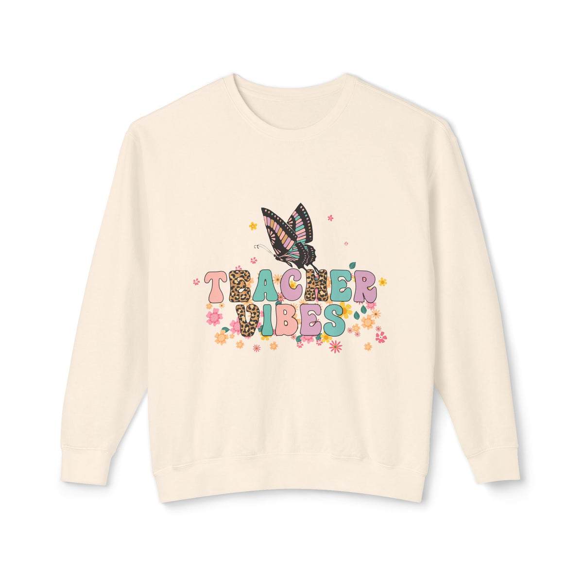 Teacher Vibes Crewneck Sweatshirt