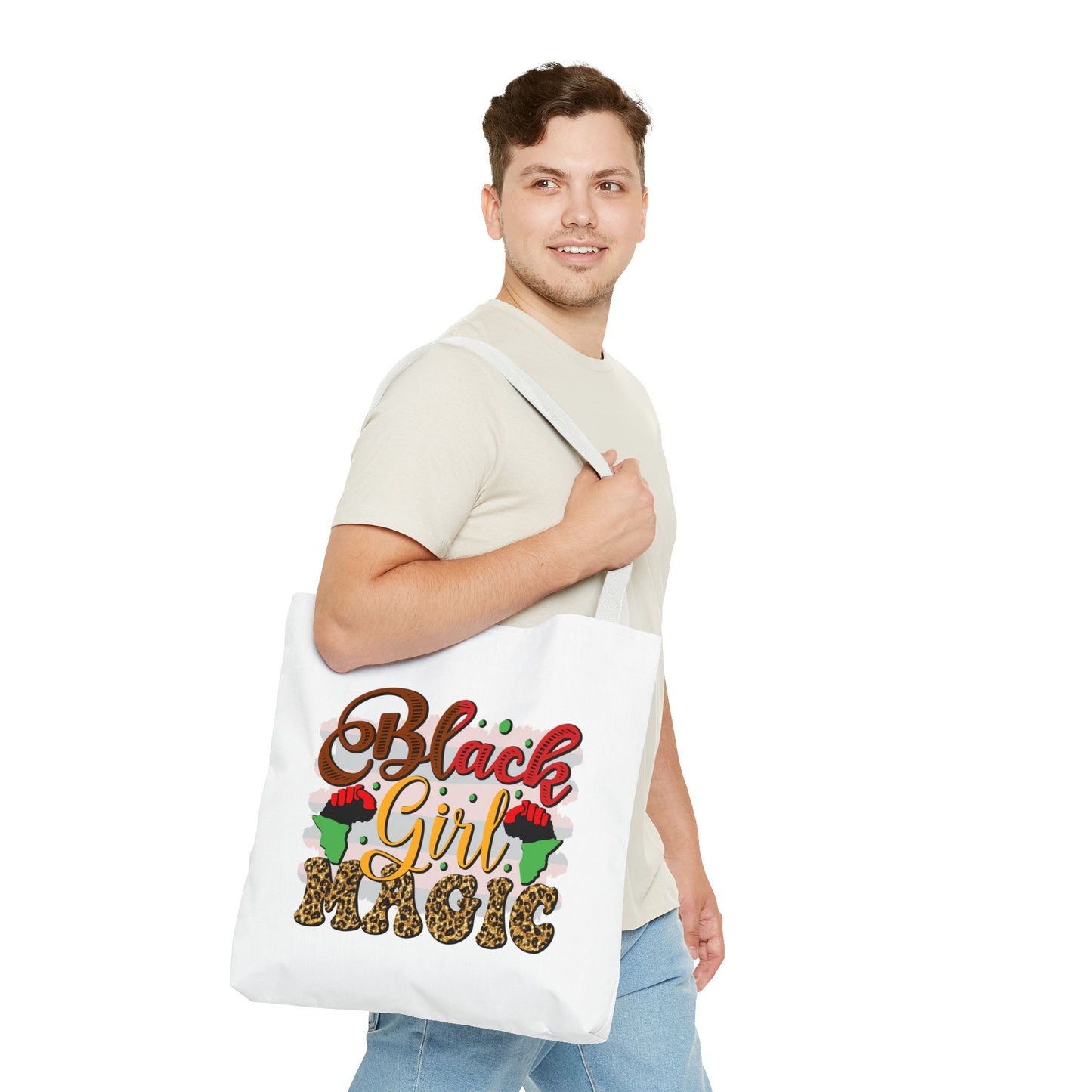 Black Girl Magic Tote Bag - Empowering Eco-Friendly Carryall