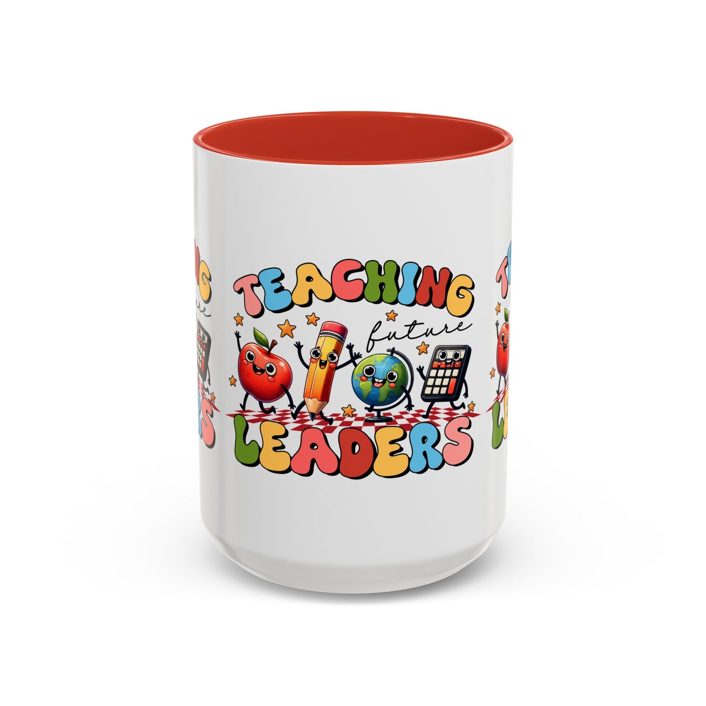 Teaching Leaders Coffee Mug — Cute "Teaching Future Leaders" Teacher Gift Accent Mug
