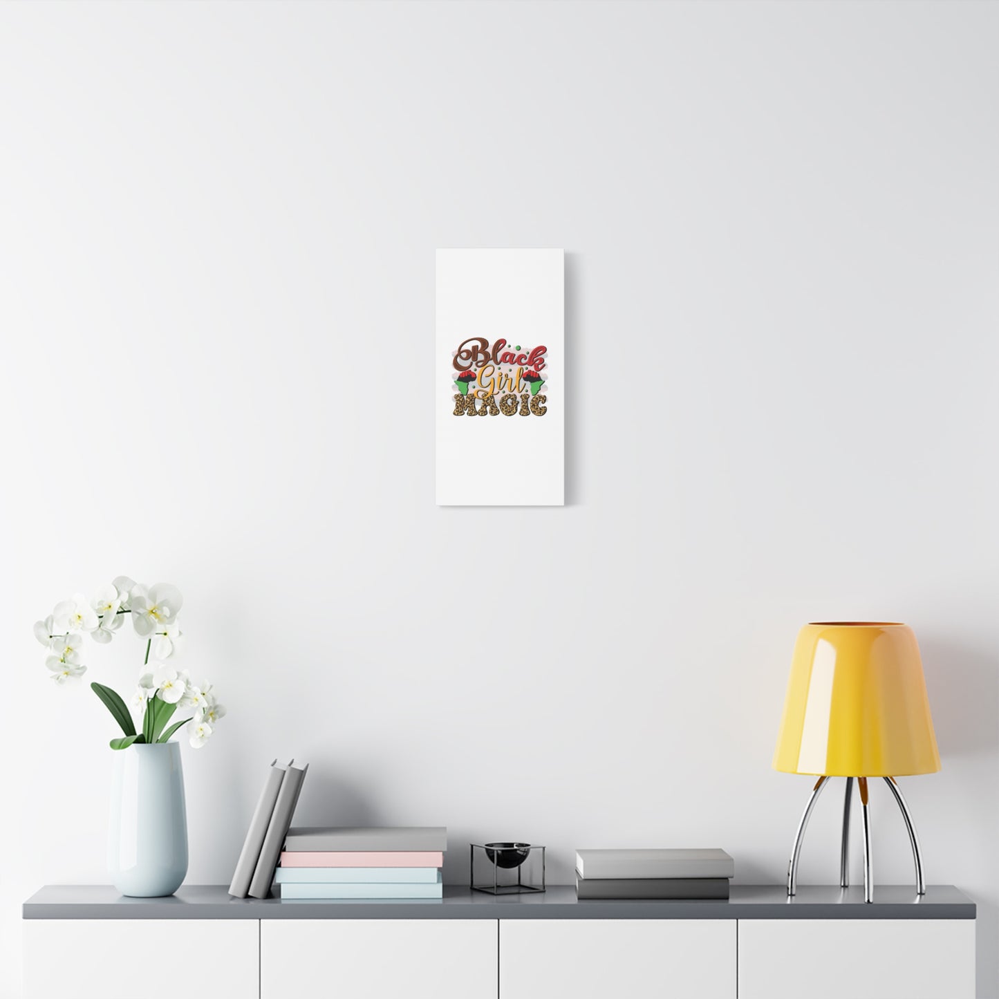 Black Girl Magic Canvas Print — Bold Afrocentric Wall Art