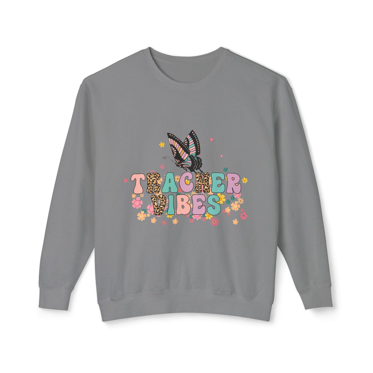 Teacher Vibes Crewneck Sweatshirt