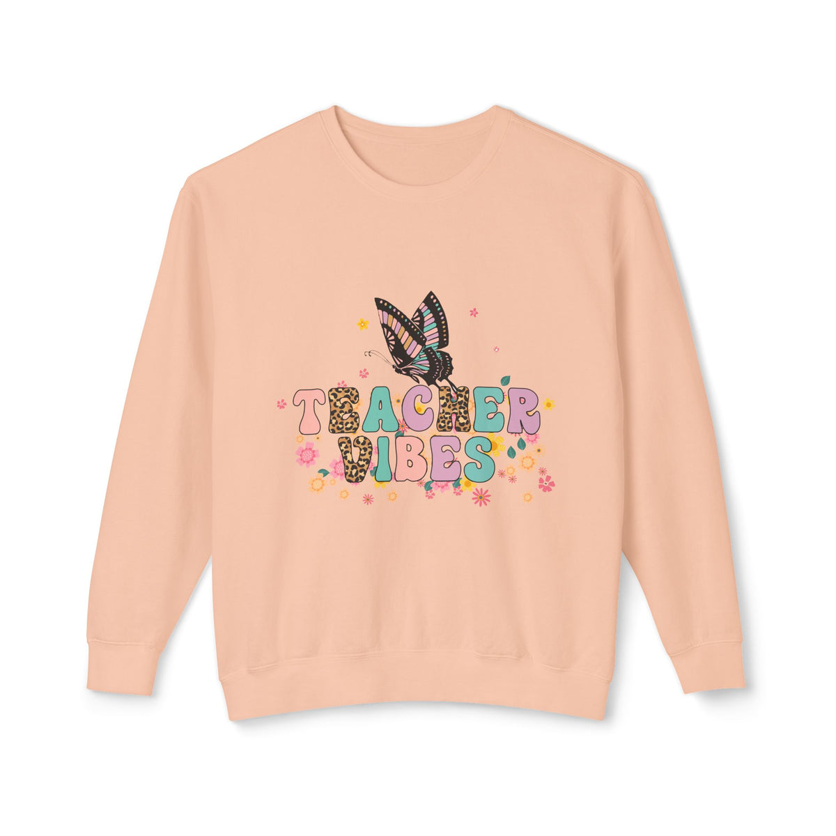Teacher Vibes Crewneck Sweatshirt