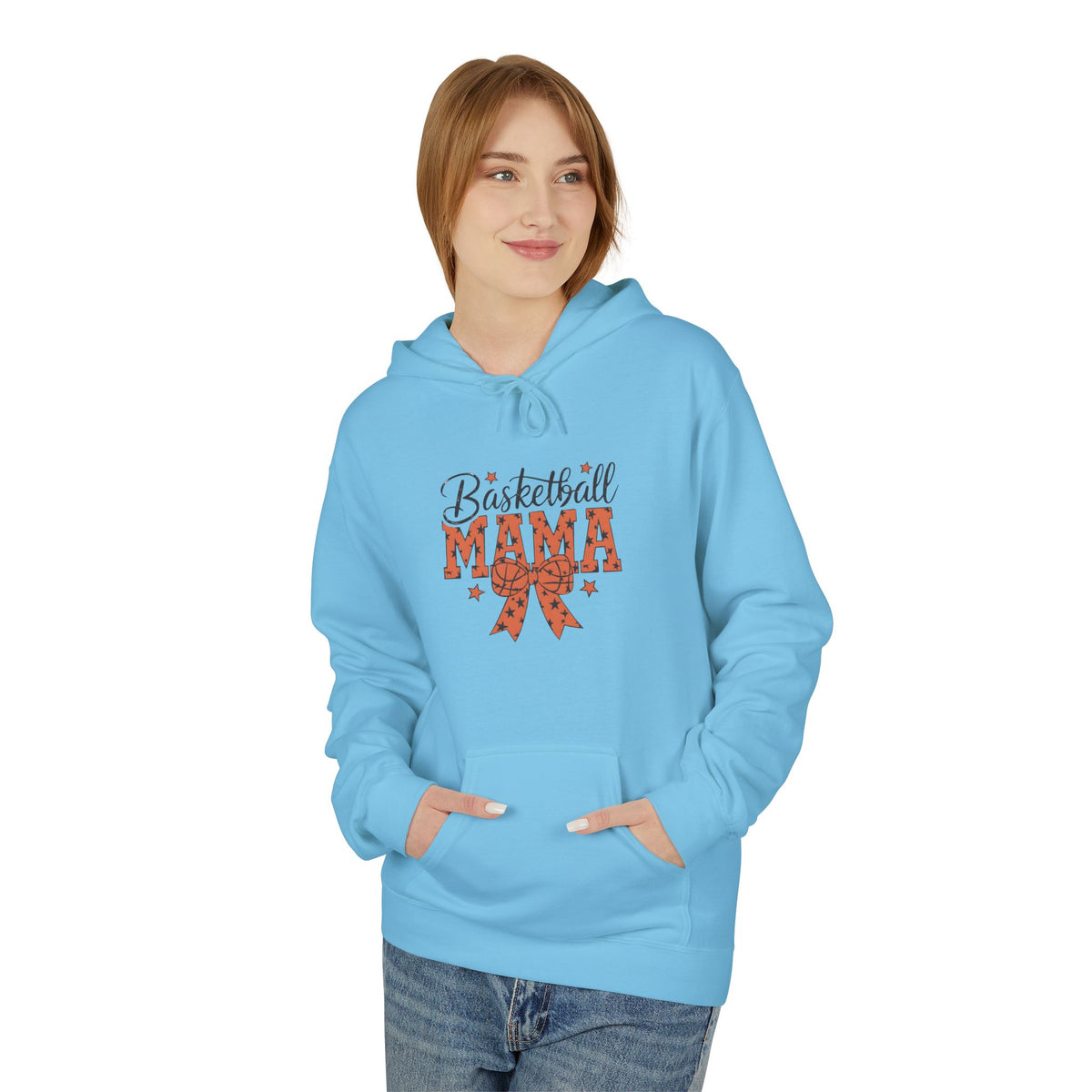 Baseball Mama Hoodie — Retro Script & Bat Graphic Pullover for Moms