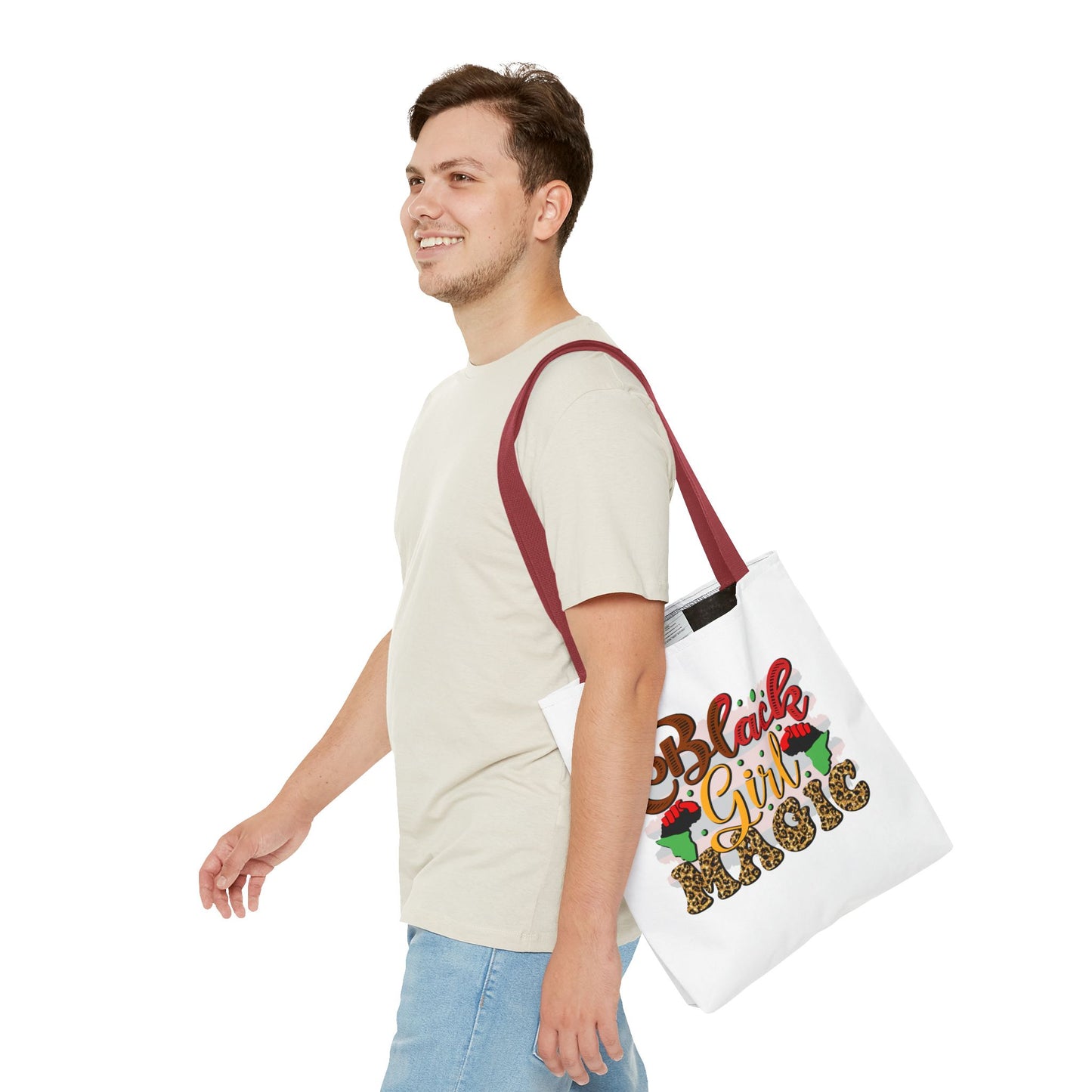 Black Girl Magic Tote Bag - Empowering Eco-Friendly Carryall