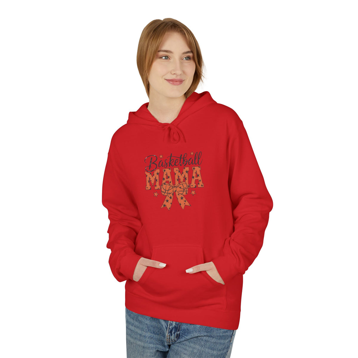 Baseball Mama Hoodie — Retro Script & Bat Graphic Pullover for Moms