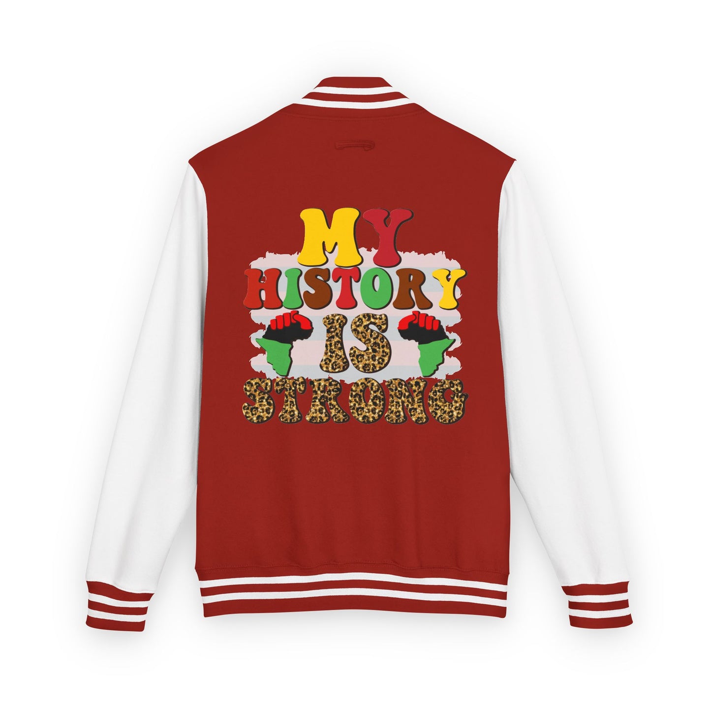 Letterman Jacket — "My History Is Sacred" Afrocentric Varsity Jacket
