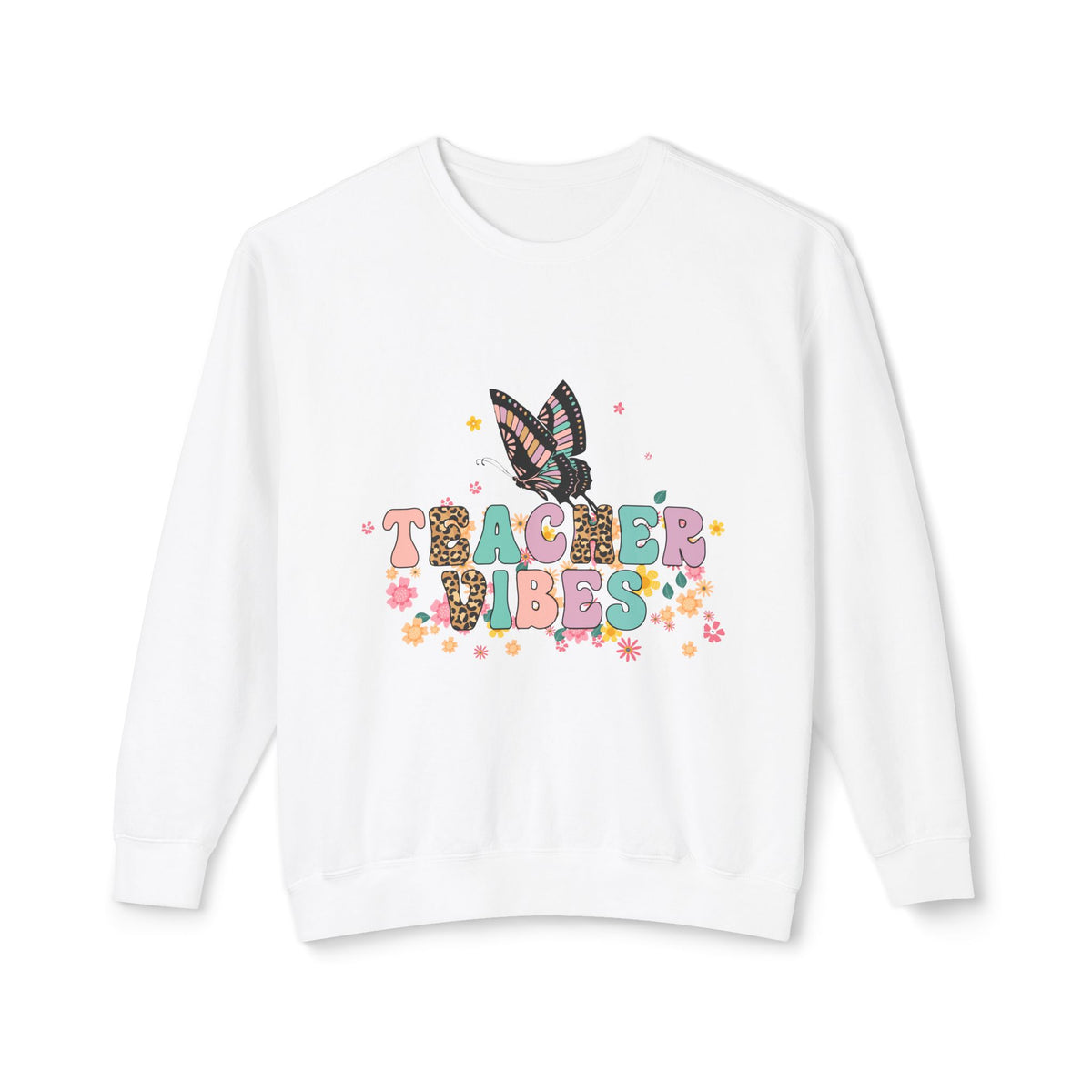 Teacher Vibes Crewneck Sweatshirt