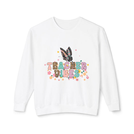Teacher Vibes Crewneck Sweatshirt