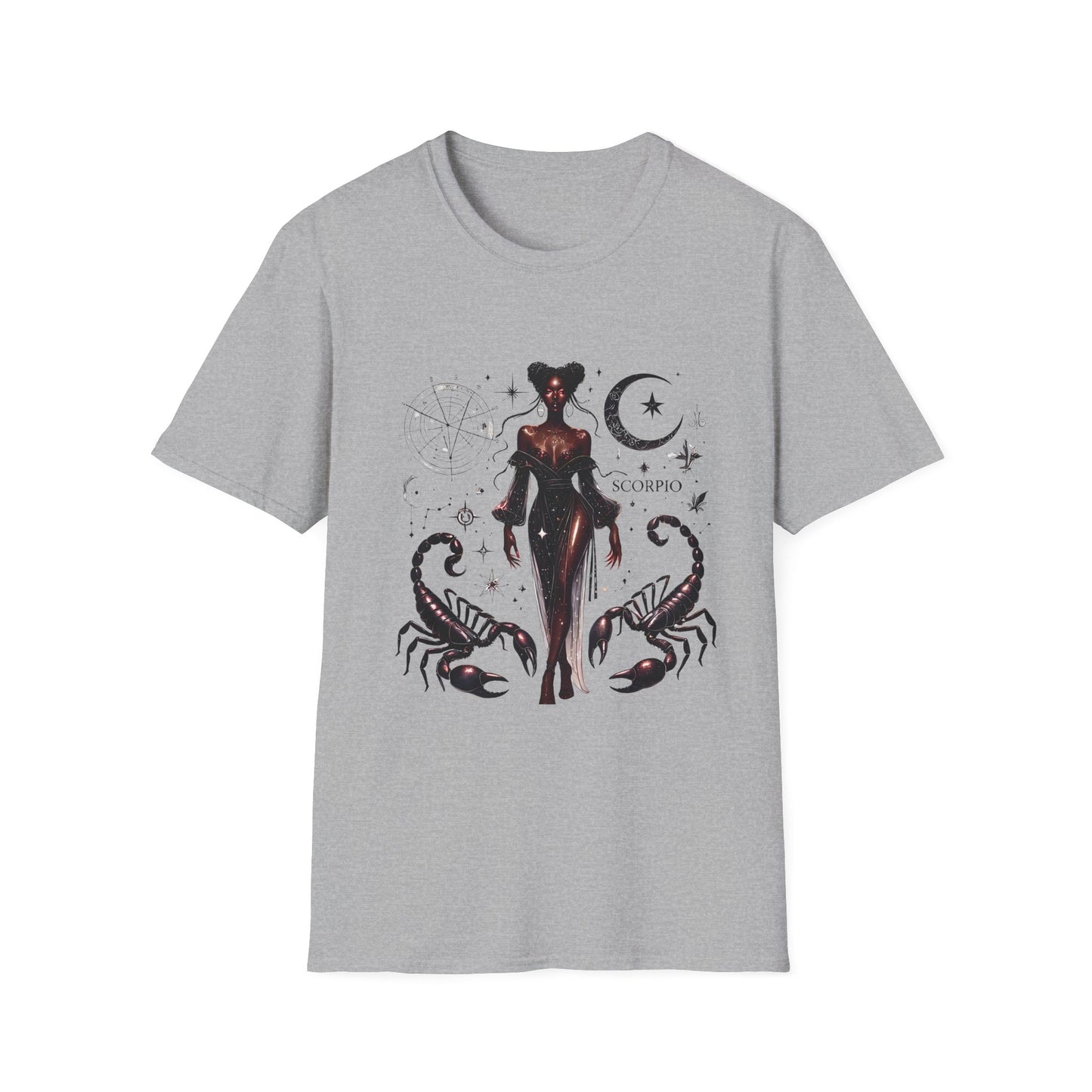 Scorpio Zodiac T‑Shirt — Mystical Scorpio Constellation Moon Design