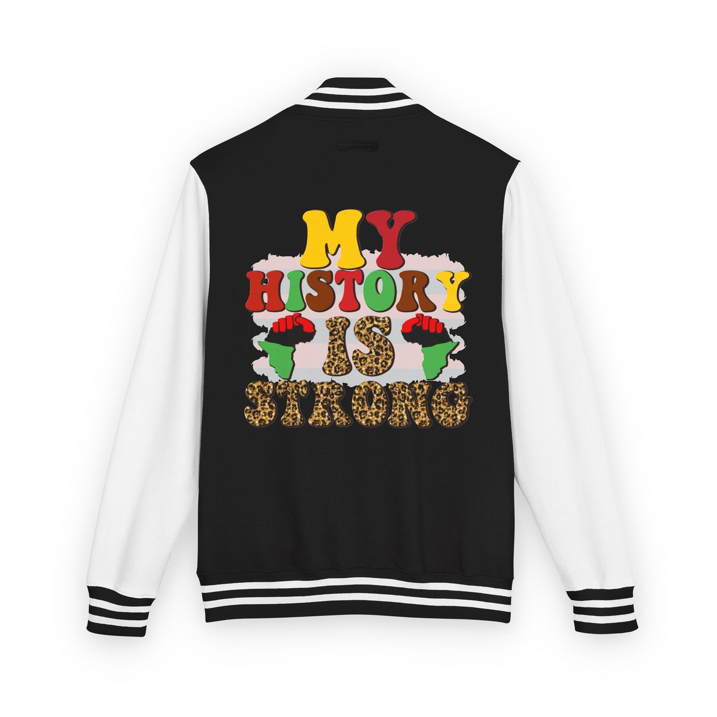 Letterman Jacket — "My History Is Sacred" Afrocentric Varsity Jacket