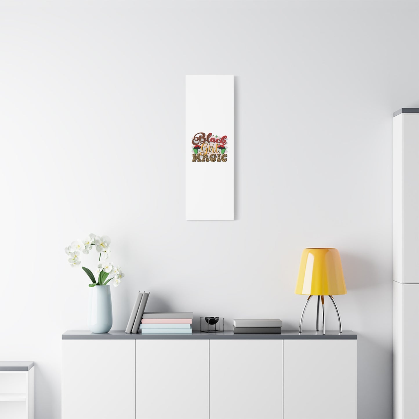 Black Girl Magic Canvas Print — Bold Afrocentric Wall Art