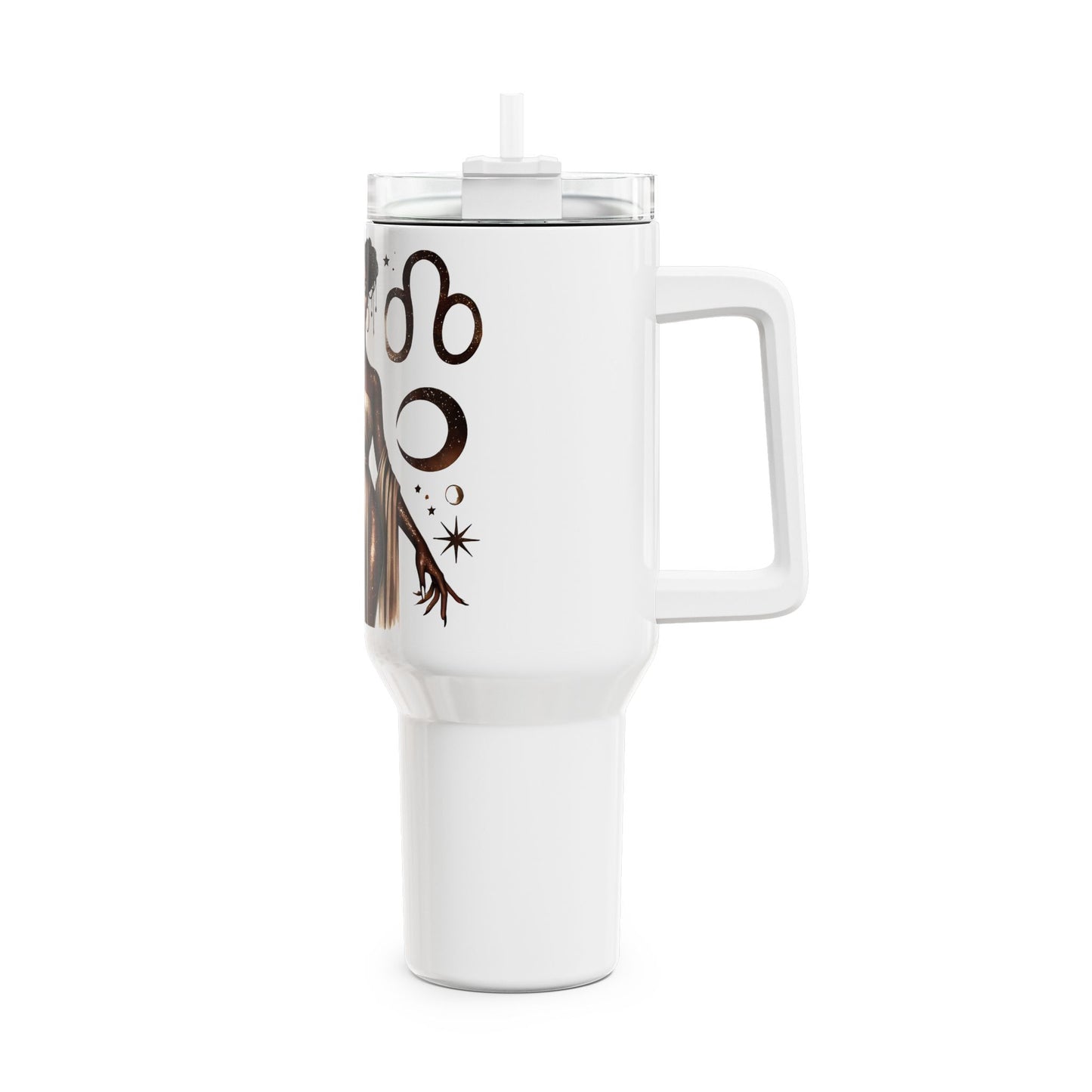 Zodiac Queen 40oz Tumbler — Capricorn Constellation Design