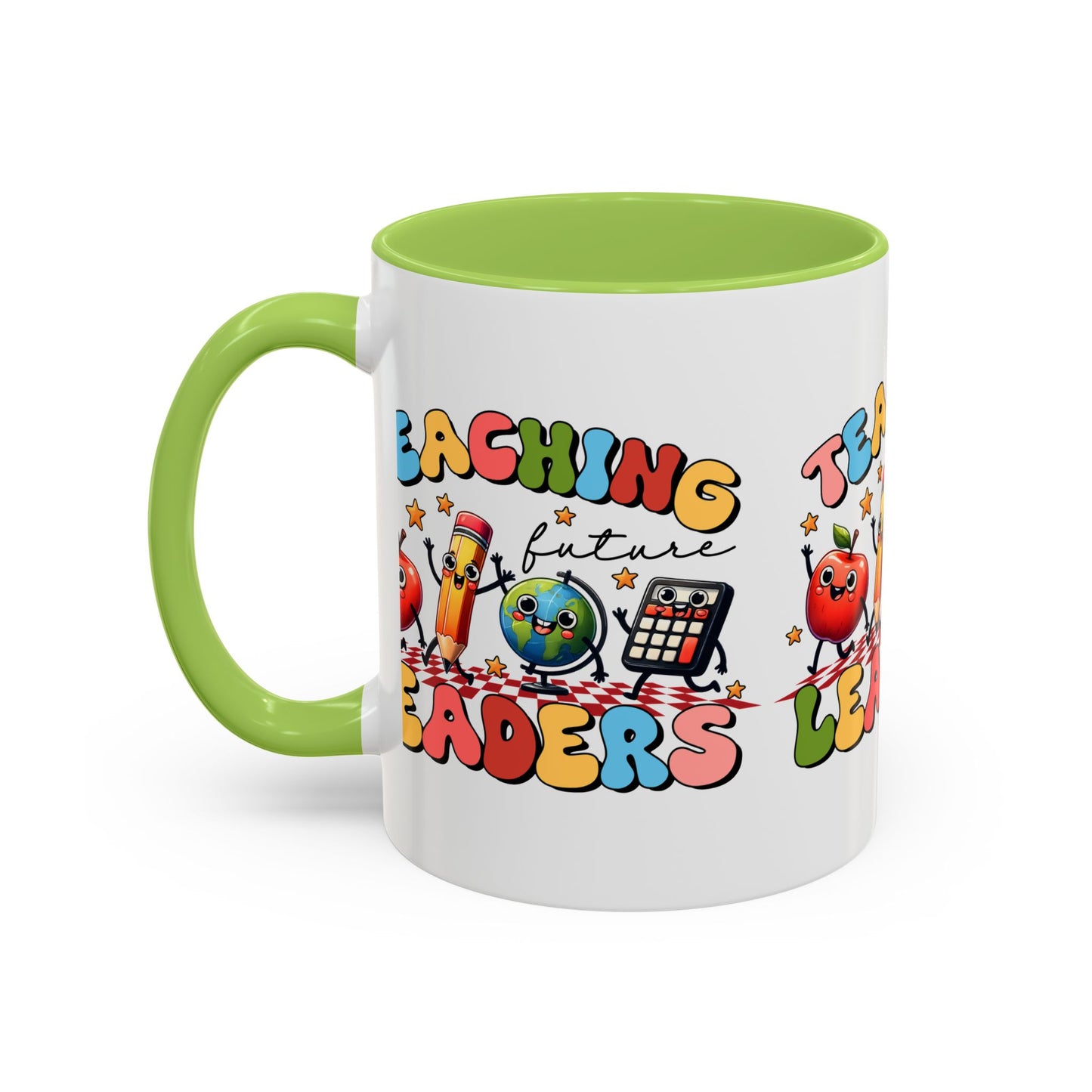 Teaching Leaders Coffee Mug — Cute "Teaching Future Leaders" Teacher Gift Accent Mug