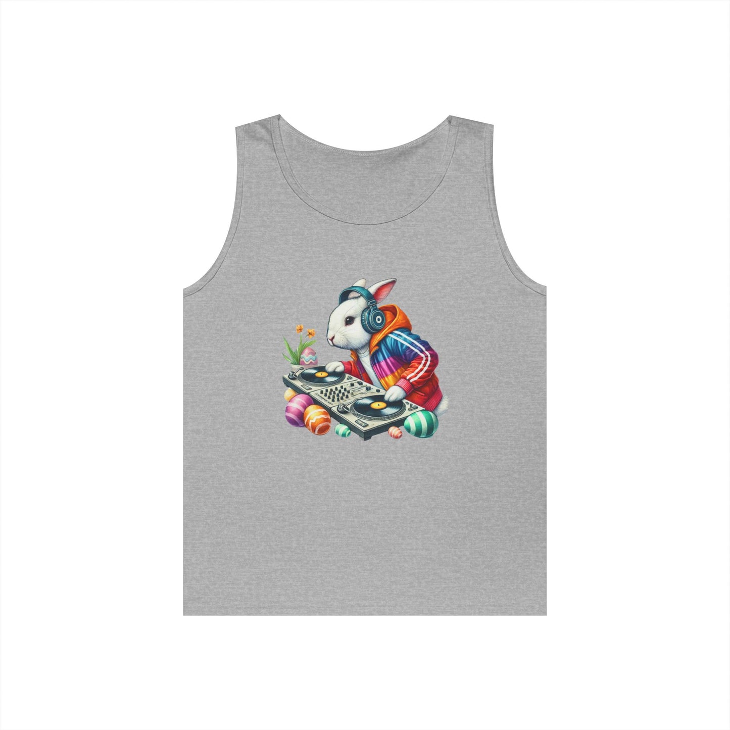 Cool DJ Bunny Unisex Heavy Cotton Tank Top