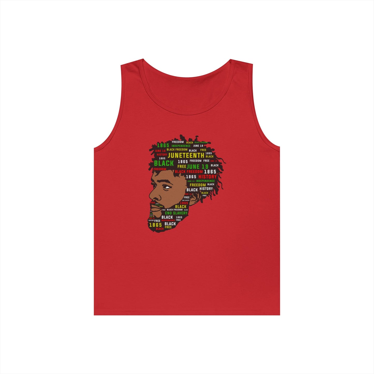 Juneteenth Unisex Heavy Cotton Tank Top - Celebrate Freedom and Heritage