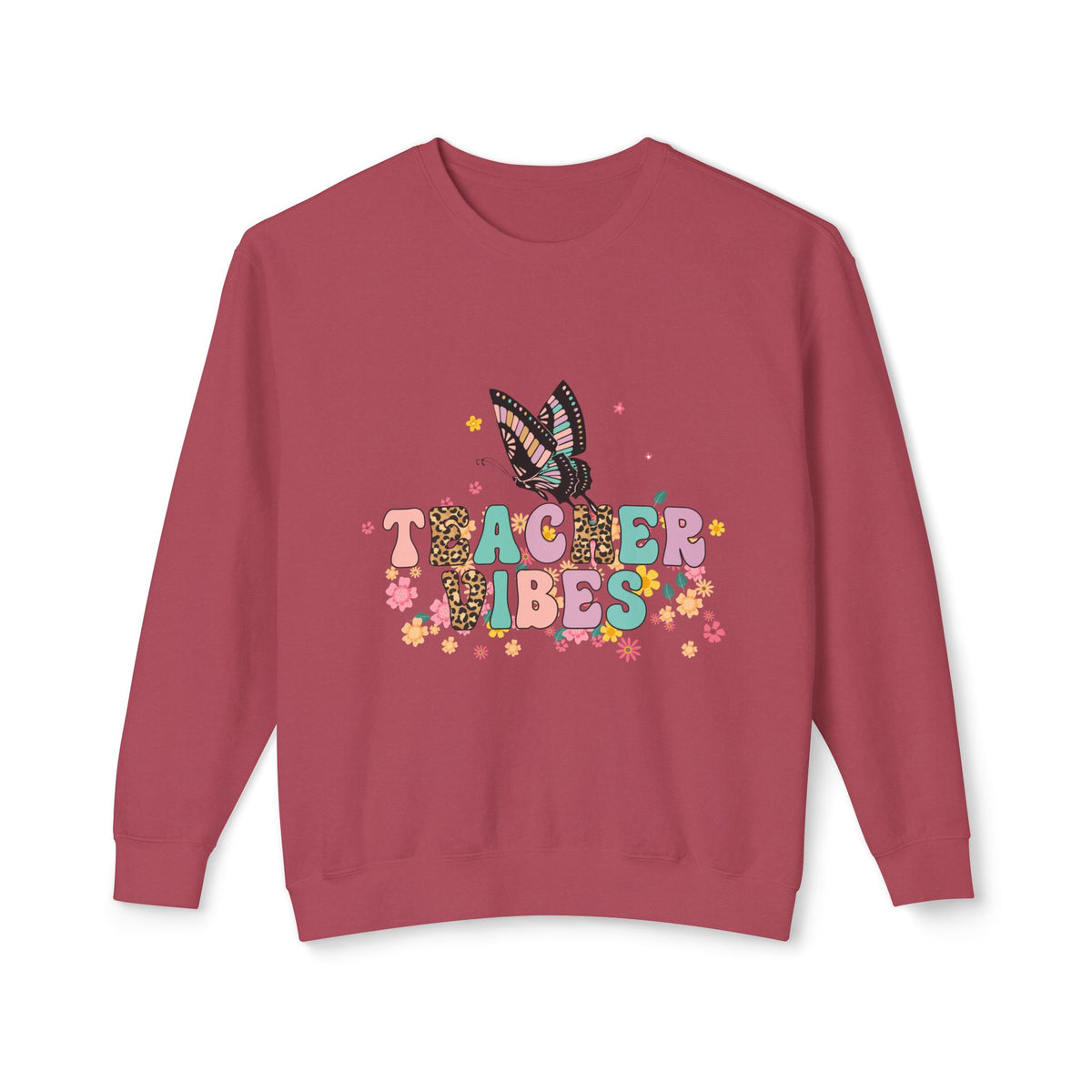 Teacher Vibes Crewneck Sweatshirt