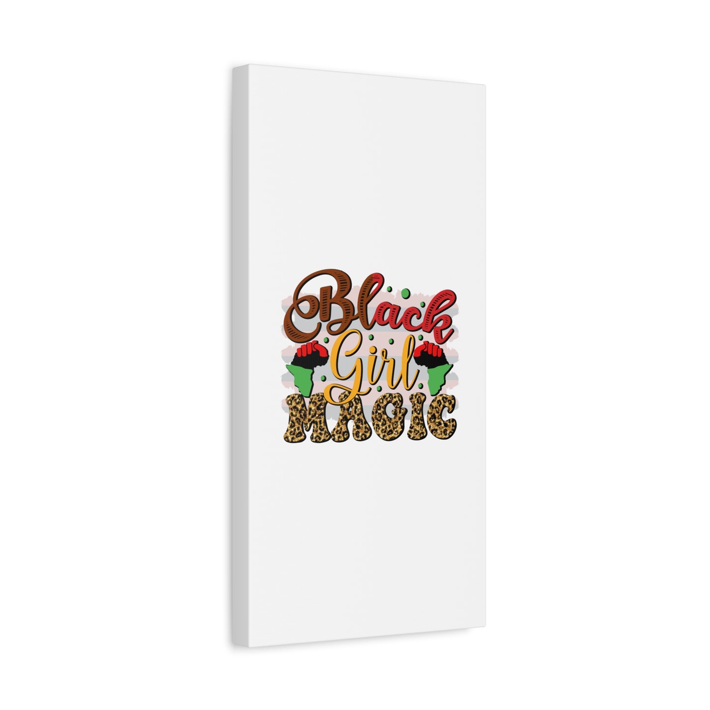 Black Girl Magic Canvas Print — Bold Afrocentric Wall Art