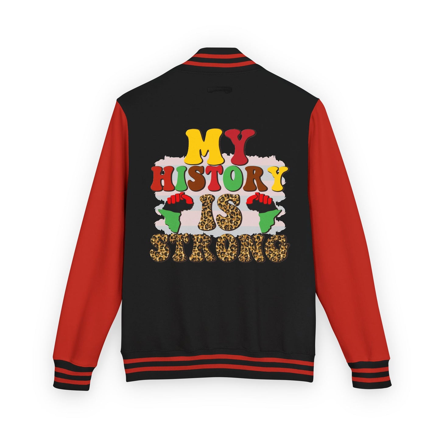Letterman Jacket — "My History Is Sacred" Afrocentric Varsity Jacket