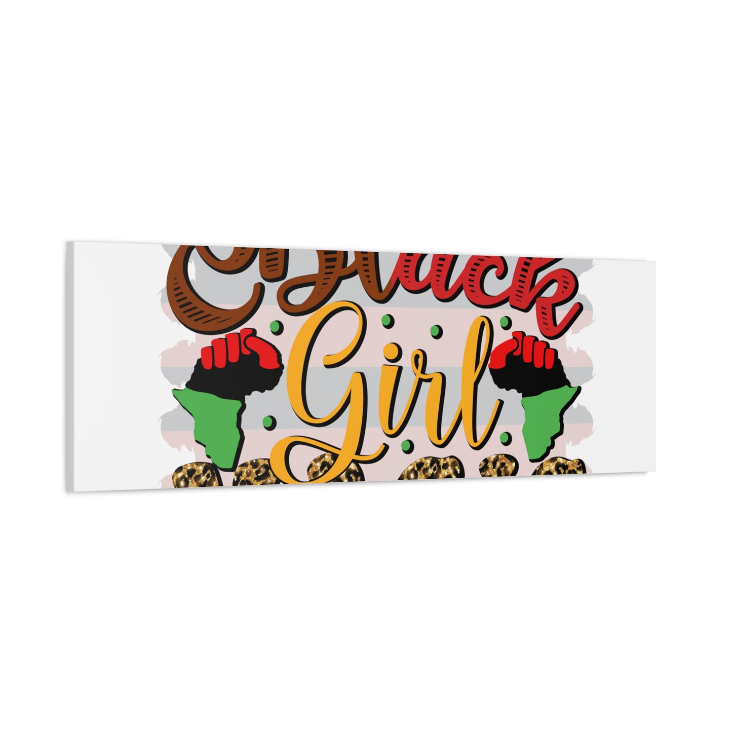 Black Girl Magic Canvas Print — Bold Afrocentric Wall Art