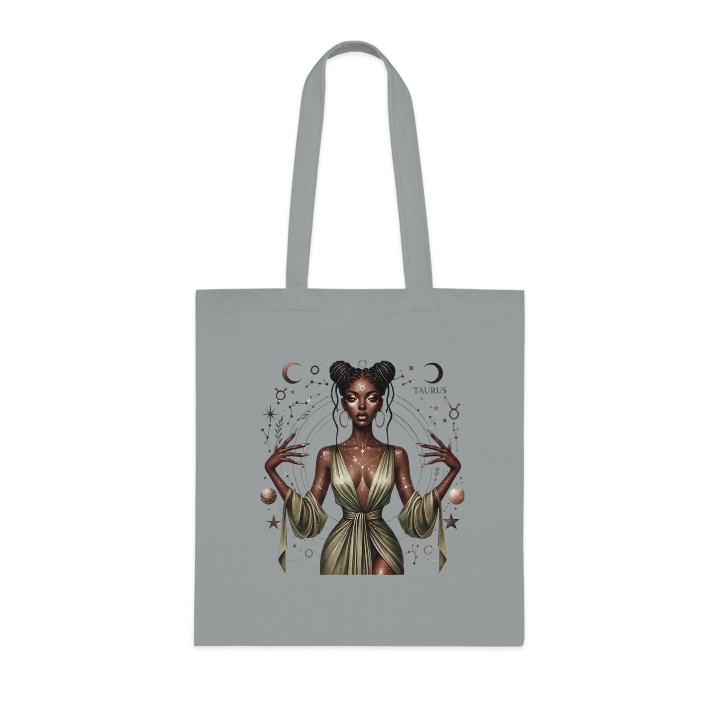 Tote Bag — 'Taurus' Mystic Zodiac Woman Cotton Tote